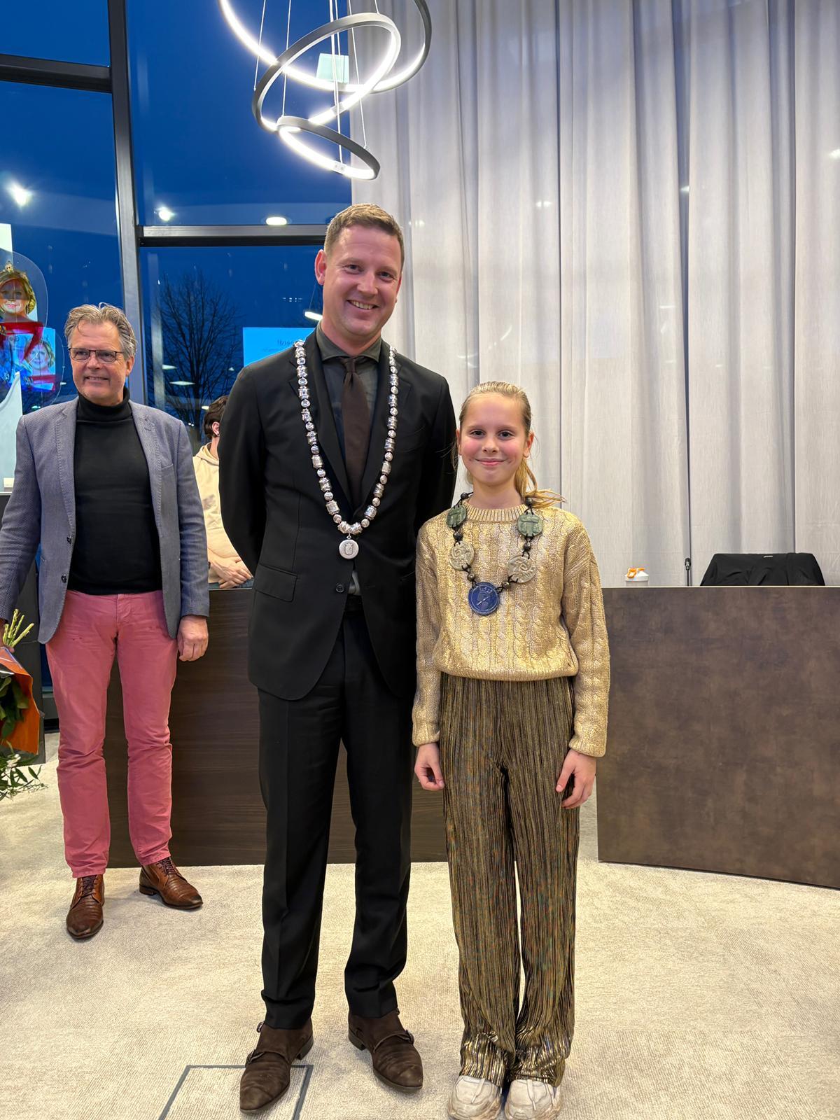 Burgemeester en kinderburgemeester Westerveld  2025