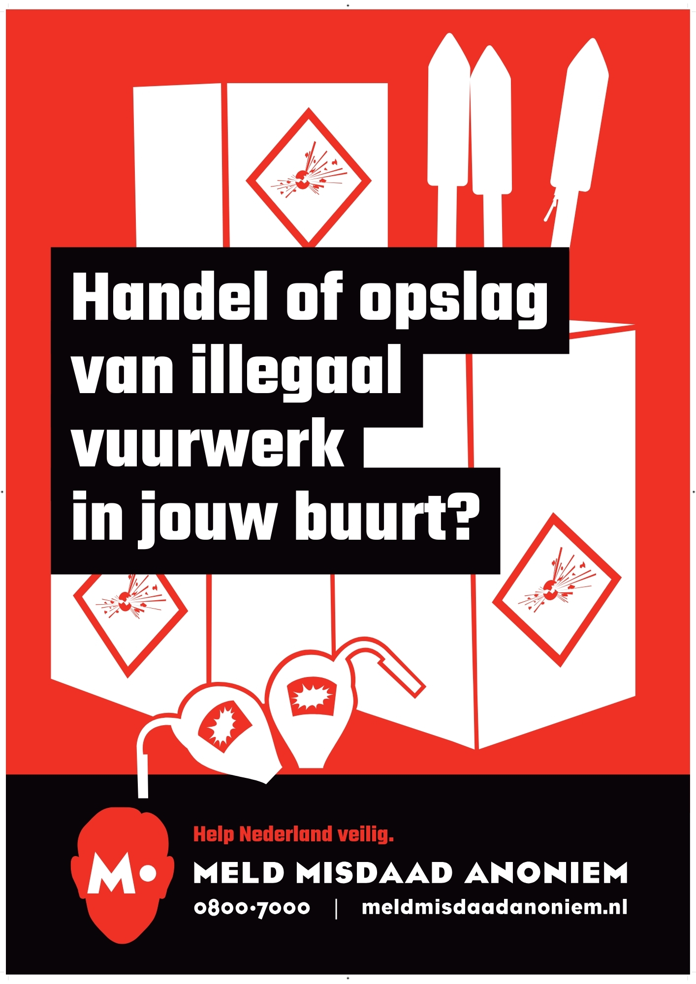 Handel of opslag van illegaal vuurwerk in jouw buurt gemeente Westerveld